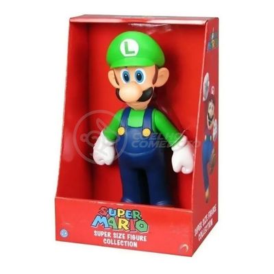 Boneco Action Figure Luigi Super Size 23Cm Super Mario