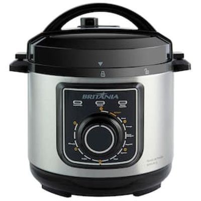 Panela Elétrica de Pressão Multifuncional Britânia BPP01PI 3L – Preta/Inox Preto,Inox / 110