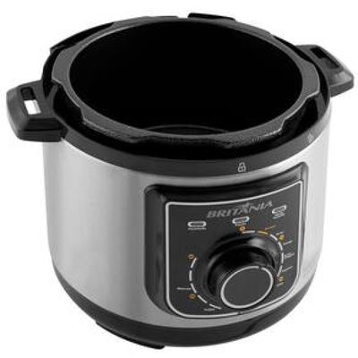 Panela Elétrica de Pressão Multifuncional Britânia BPP01PI 3L – Preta/Inox Preto,Inox / 220