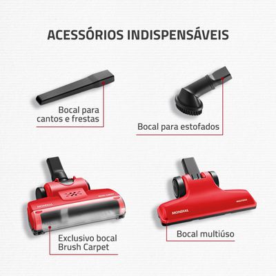 Aspirador de Pó Mondial Brush Carpet 1200 AP-25 220V