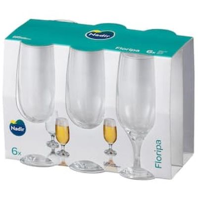 Conjunto de Taças para Cerveja Nadir Floripa 300 ml  6 Peças