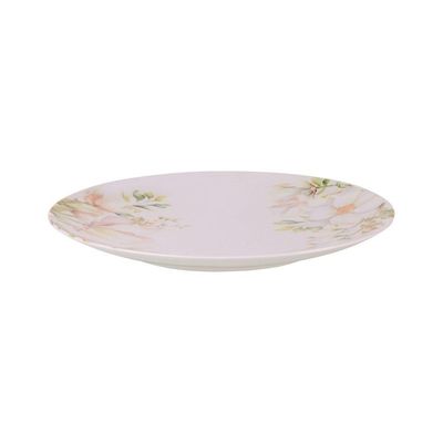 Prato Raso Tramontina Magnólia Porcelana Decorada 28cm Tramontina