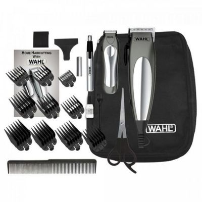 Kit Maquina e Aparador 220V Deluxe Groom PRO Prata WAHL