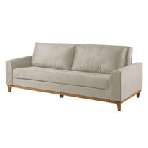Sofá Cama 2 Lugares Living Linho M-157 Martins Creme
