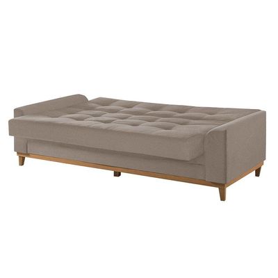 Sofá Cama 2 Lugares Living Linho M-157 Martins Bege