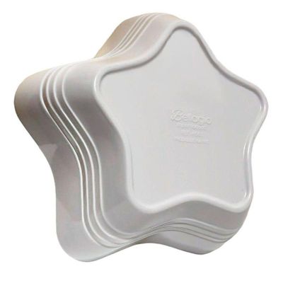Tigela Bowl Melamina Estrela Branca 1,500ml