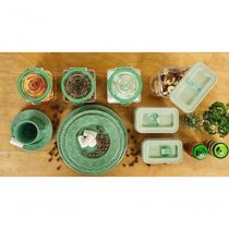 Kit 6 Canecas Verde Mendi Sálvia Oxford Cerâmica 360ml