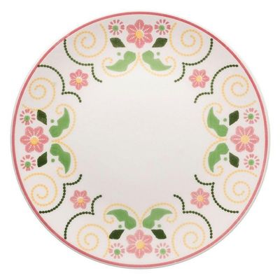 Kit 2 Pratos De Sobremesa Unni Lima Oxford Cerâmica 19 Cm