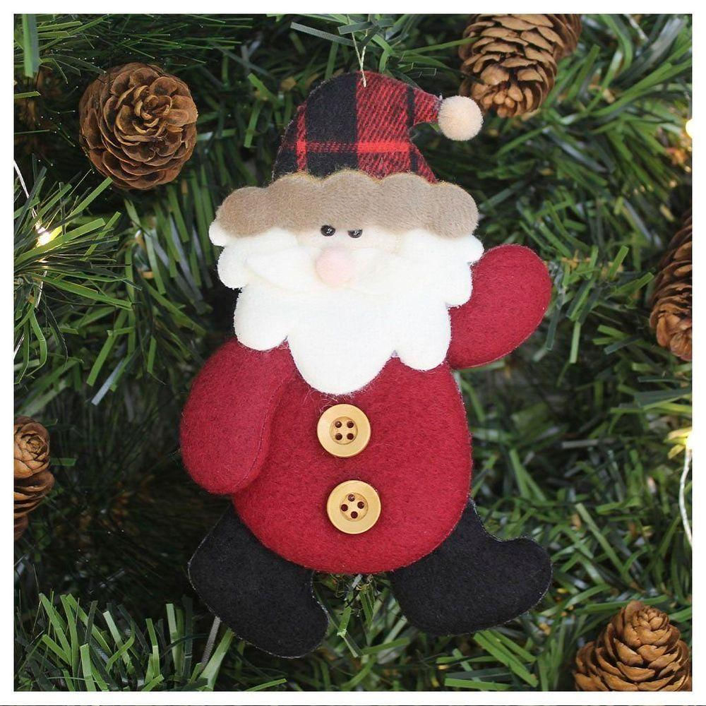 Enfeite árvore De Natal Pendente Papai Noel 14,5cm