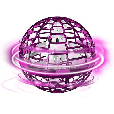 Bola Spinner Voadora Led Divertido Boomerang Drone Rosa