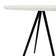 Mesa Lateral Redonda Trilegal ø420x530 Preto-branco