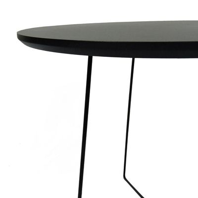 Mesa Lateral Gabi ø420x455 Preto
