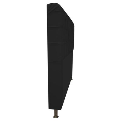 Cabeceira Estofada Dama 195 Cm King Size com Botonê Preto