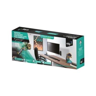 Suporte Para Monitor Multiarticulado De Parede 17-34" Elg F410