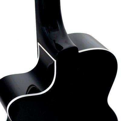 Violão Giannini Nf14 Ceqbk Eletroacústico Nylon Preto
