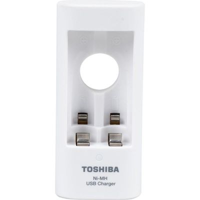Carregador De Pilha Usb Tnhc-6gme4 Cb (c/4 Pilhas Aa 2000 Mah) Toshiba