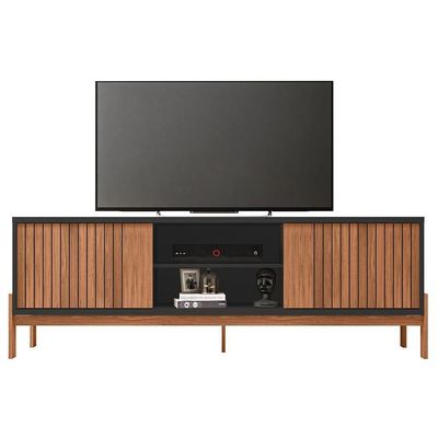 Rack Bancada Para Tv Até 72 Polegadas Tiger Preto Caemmun