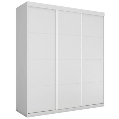 Roupeiro Casal Três Portas Correr Veneza Branco