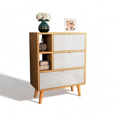 Aparador 03 Gavetas Classic Off White Jm3