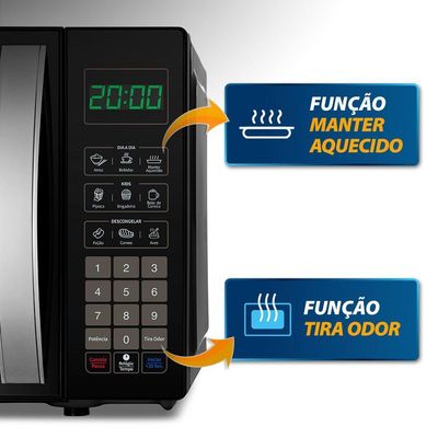 Micro-ondas 21l Mondial Mo-01-21-b 127v/60hz . 110v