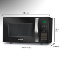 Micro-ondas 21l Mondial Mo-01-21-b 127v/60hz .