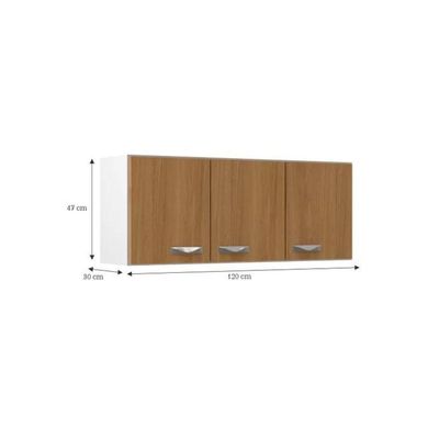 Cozinha Modulada Ipanema 2 Peças - Branco - Cinnamomo Branco - Cinnamomo