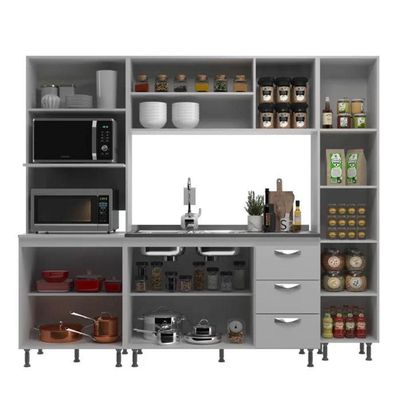 Cozinha Modulada Ipanema 4 Peças - Branco Branco