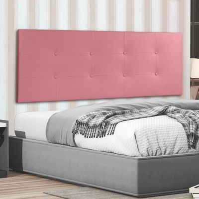 Cabeceira Painel Casal Queen 1,60m Berlim Suede Rosa Dal Poz Estofados