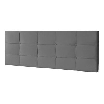 Cabeceira Painel Casal Queen 1,60m Roma Suede Cinza Dal Poz Estofados