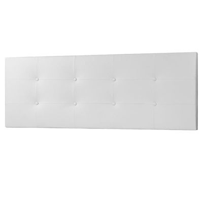 Cabeceira Painel Casal 1,40m Berlim Material Sintético Branco Dal Poz Estofados