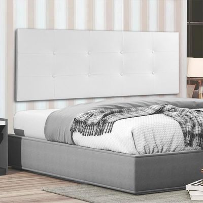 Cabeceira Painel Solteiro 0,90m Berlim Material Sintético Branco Dal Poz Estofados