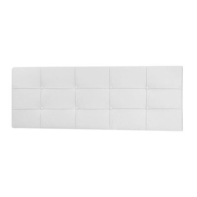 Cabeceira Painel Solteiro 0,90m Roma Material Sintético Branco Dal Poz Estofados