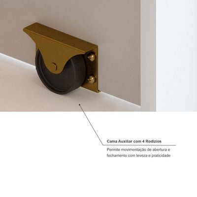 Bicama Solteiro Mdf Branco Com Escadinha/escorrega 03 Grades E Cabeceira Anatômica Mobilistore