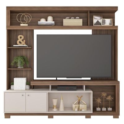 Estante Home Formosa Para Tv Até 65 Polegadas Marrom Caemmun