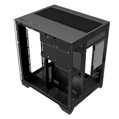 Gabinete Gamer Aquario, Hayom, Gb1790, 4x Fans Rgb, Vidro Temperado, Micro-atx, Mini-itx - Preto