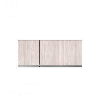 Armário Aéreo Para Cozinha Andréia 120 Cm Com 3 Portas Castanha-avelã
