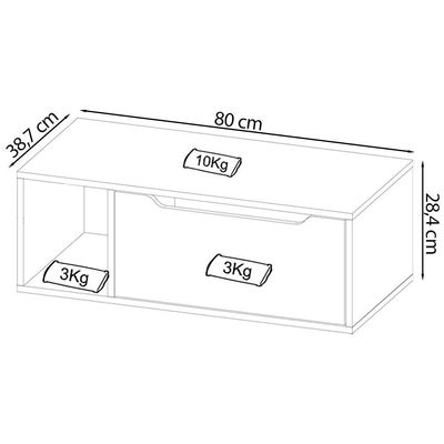 Gabinete 1 Porta Com Cuba Para Banheiro Bn3600x44 Amendoa Branco Tecno Mobili Amendoa Branco