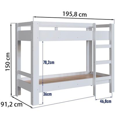 Beliche Cama Slim Bi020 Branco Comm Branco