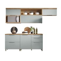 Cozinha 5 Peças 100% Mdf Marquesa Nature-verde