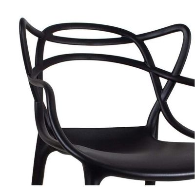 Kit 6 Cadeiras Allegra Preto