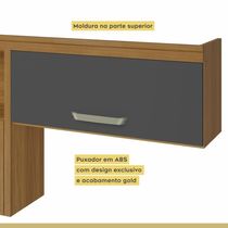 Cozinha 2 Peças 100% Mdf Princesa Nesher Freijó-grafite