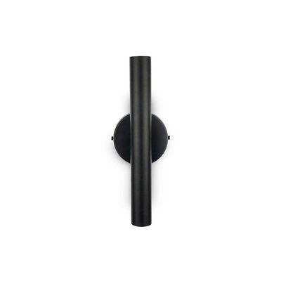 Arandela De Parede Slim Palito - Preto + Led Gu10