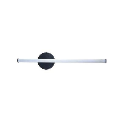Arandela De Parede Linha Reta Traço 50cm Led 3000k - Preta