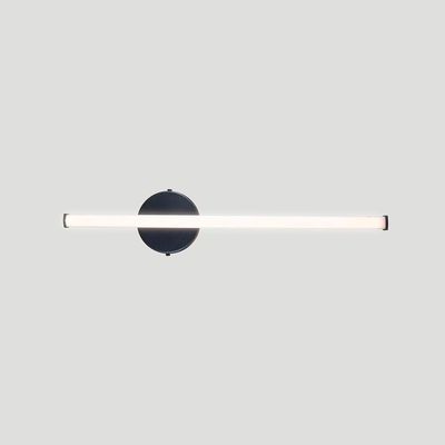 Arandela De Parede Linha Reta Traço 50cm Led 3000k - Preta