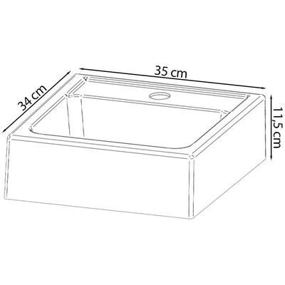 Gabinete 1 Porta Com Cuba Para Banheiro Bn3630x41 Preto Tecno Mobili Preto