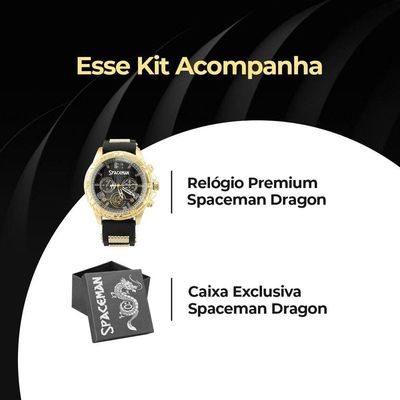 Relogio Original Dourado Aço Inox Masculino Grande + Caixa Casual Pulseira Ajustavel Social Silicone