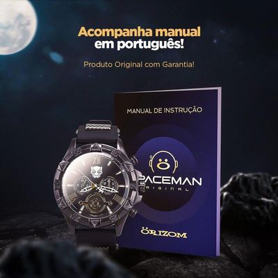 Relogio Masculino Pantera Aço Inox Preto + Cordão Corrente Analogico Presente Casual Original Social