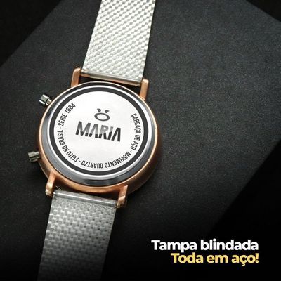 Relogio Feminino Digital Dourado + Redondo + Aço Inox Premium Led Original Ajustavel Presente Casual