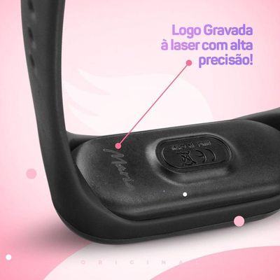 Relogio Digital Feminino Led Silicone Prova Dagua Bracelete
