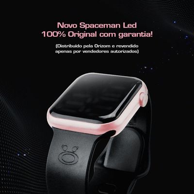 Relogio Feminino Digital Prova Dagua Quadrado Rosa Silicone
